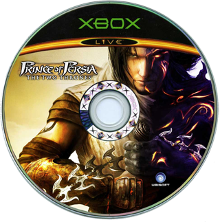 Prince of Persia - The Two Thrones (USA) Game Disc